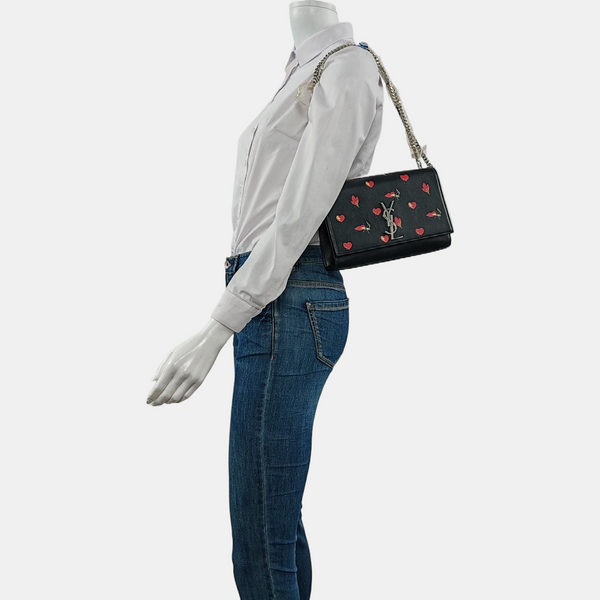Authenticated pre-owned  KATE Calfskin Black - Shoulder Bag at Looply