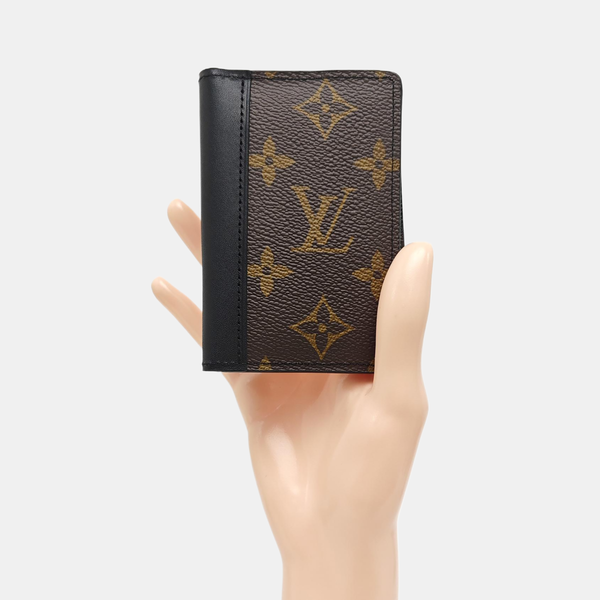 Monogram Coated Canvas Card Holder Mini Brown