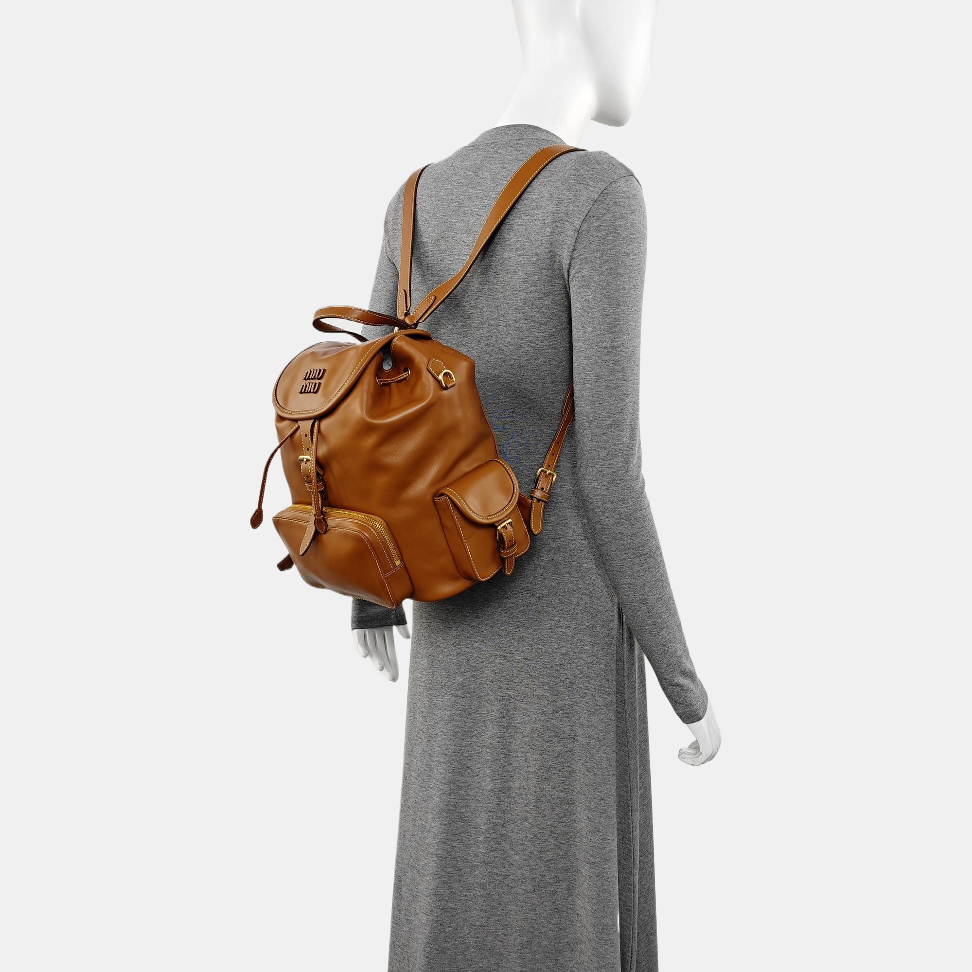 Calfskin Backpack Brown