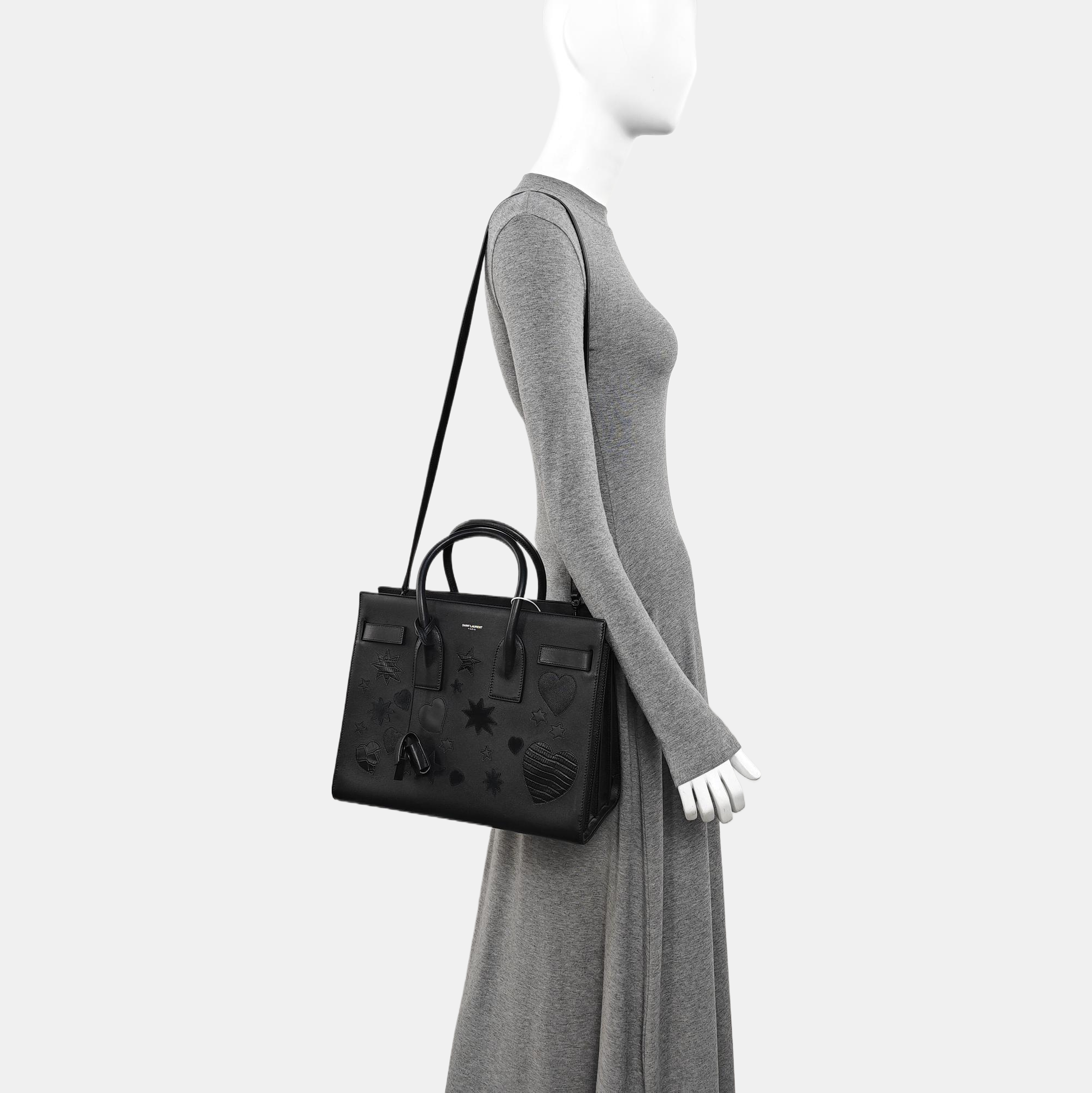SAC DE JOUR Small Calfskin Black