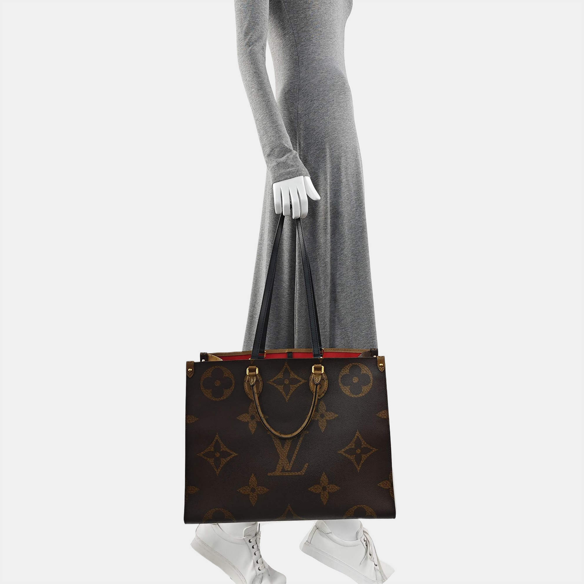 ONTHEGO GM Monogram Coated Canvas Brown