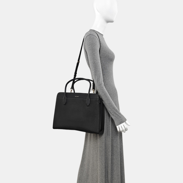 Calfskin Shoulder Bag Black