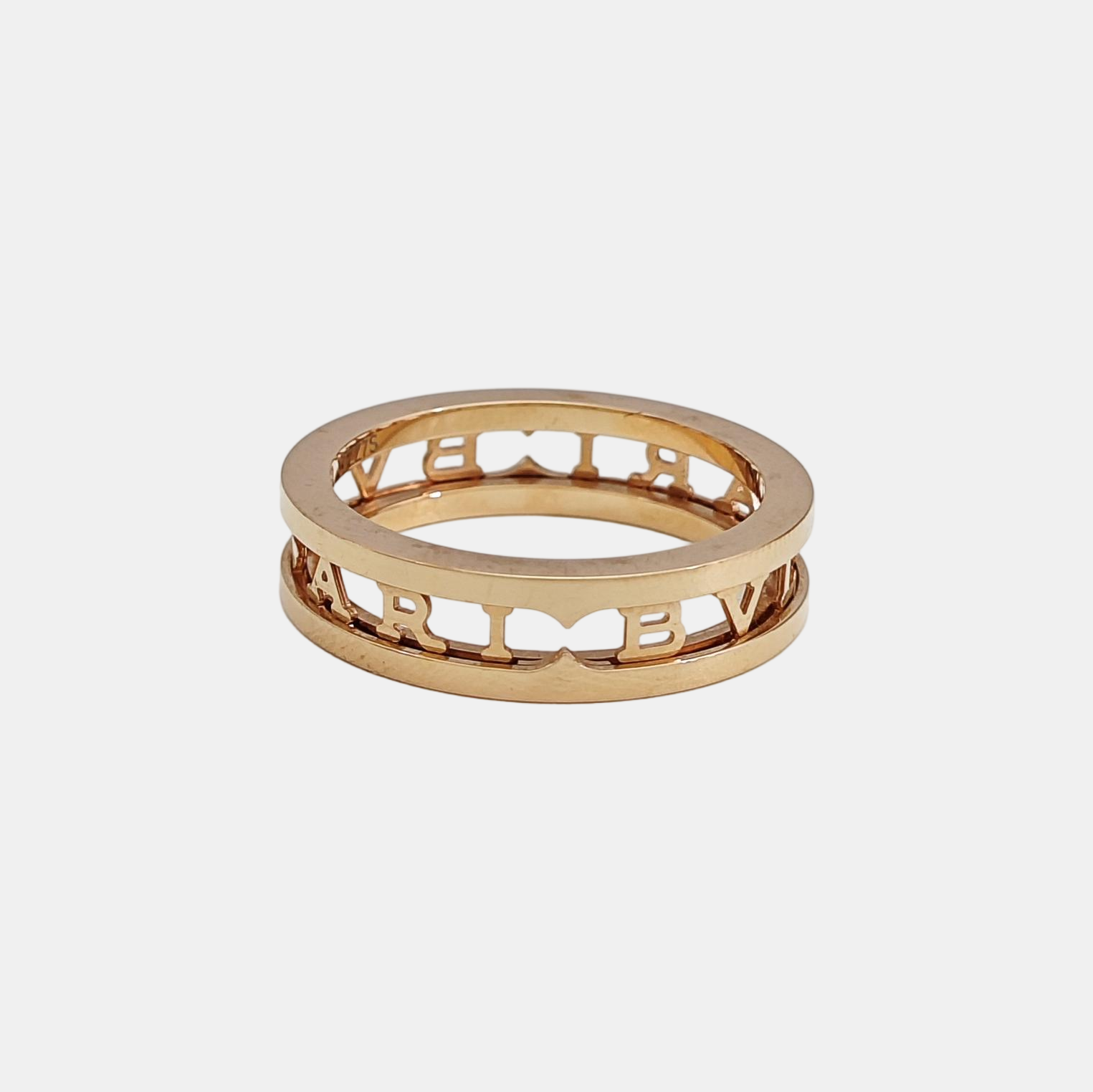 B.ZERO1 18k Rose Gold Ring EU 60