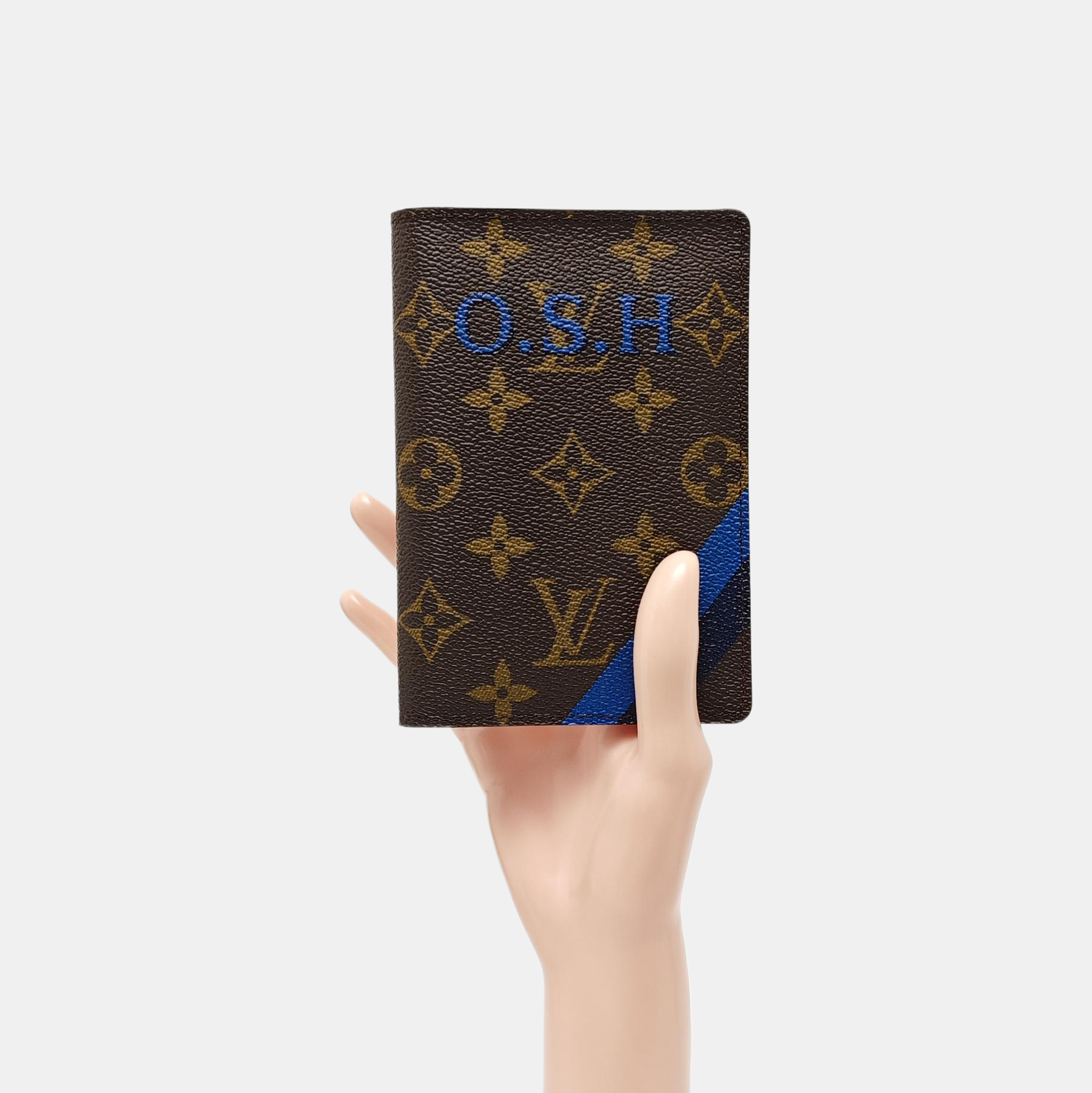 Monogram Coated Canvas Wallet Brown