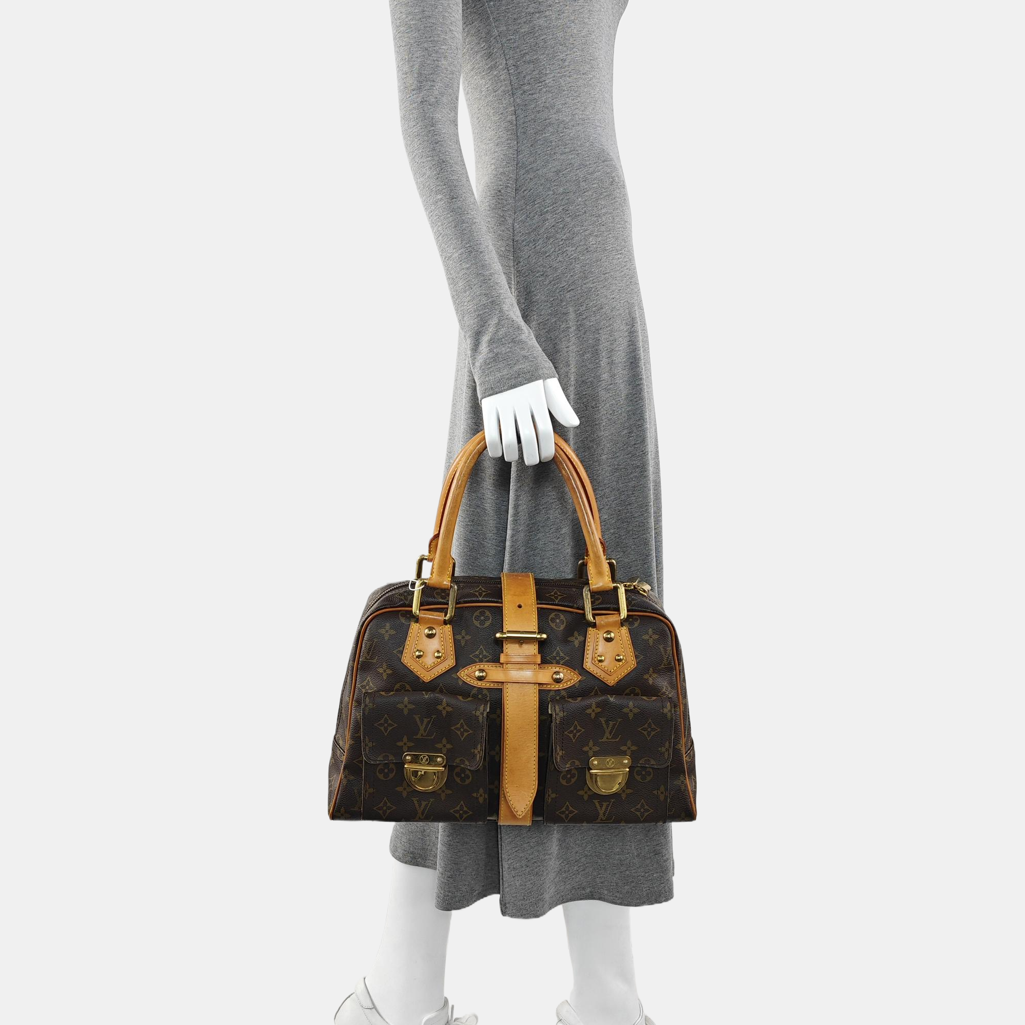 MANHATTAN GM Monogram Coated Canvas Brown