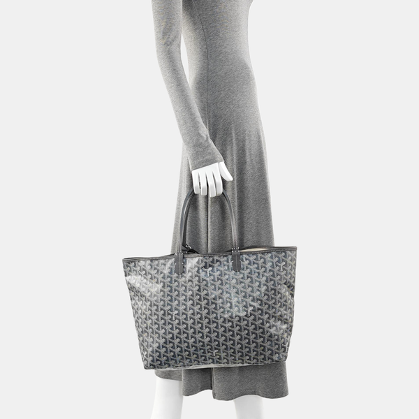 Saint Louis PM Coated Canvas Gray