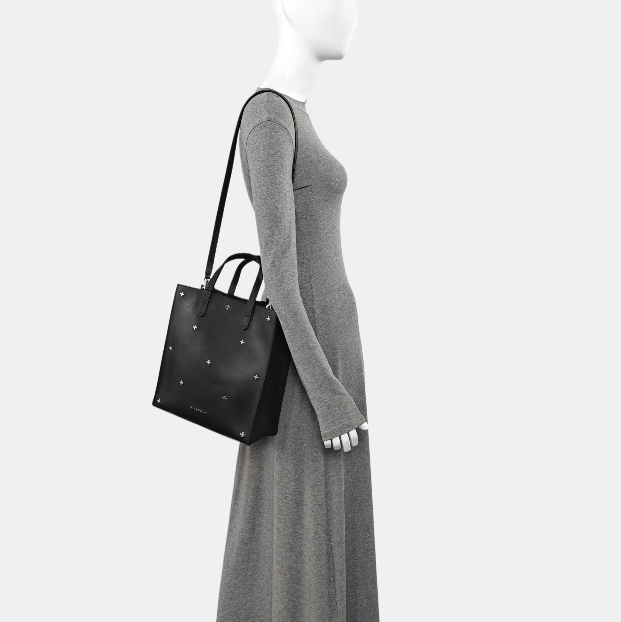Leather Tote Bag Black