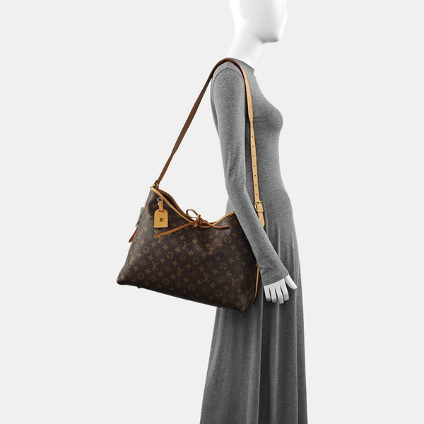 CARRYALL MM Monogram Coated Canvas Brown