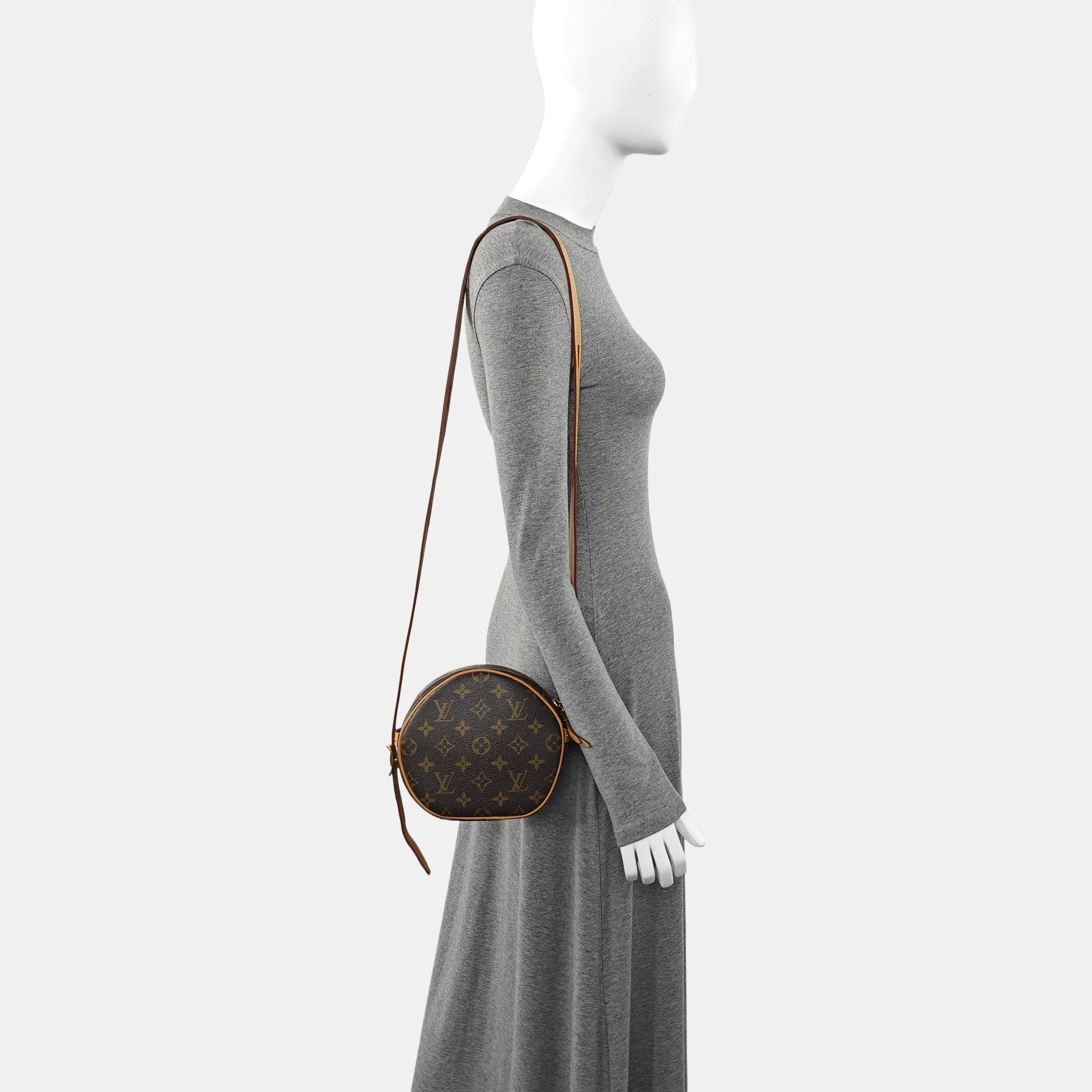 BOITE CHAPEAU PM Monogram Coated Canvas Brown