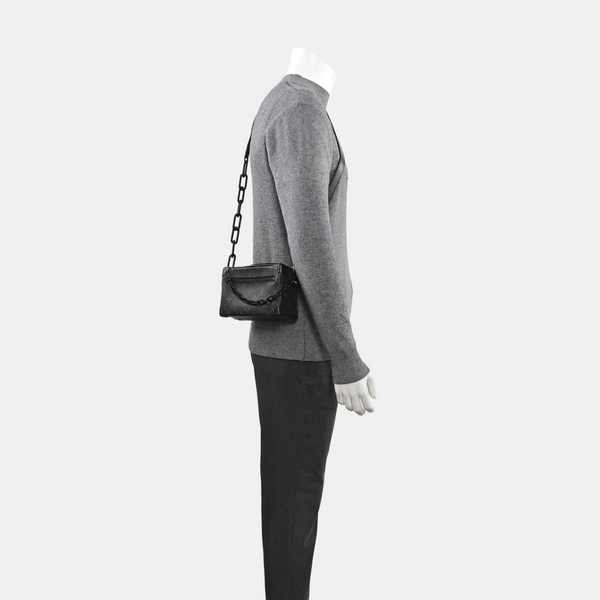 SOFT TRUNK Mini Monogram Coated Canvas Black