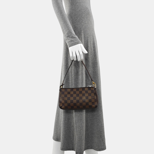 ACCESSOIRES Damier Ebene Coated Canvas Brown