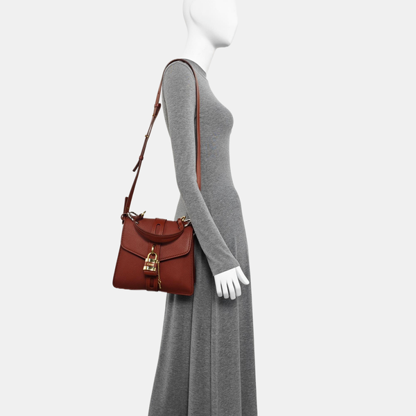 Aby Small Calfskin Brown