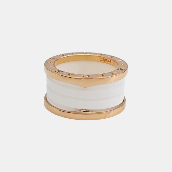 B.ZERO1 18k Rose Gold Ring EU 55