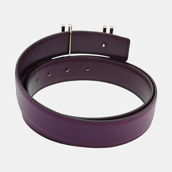 Leather Belt Purple