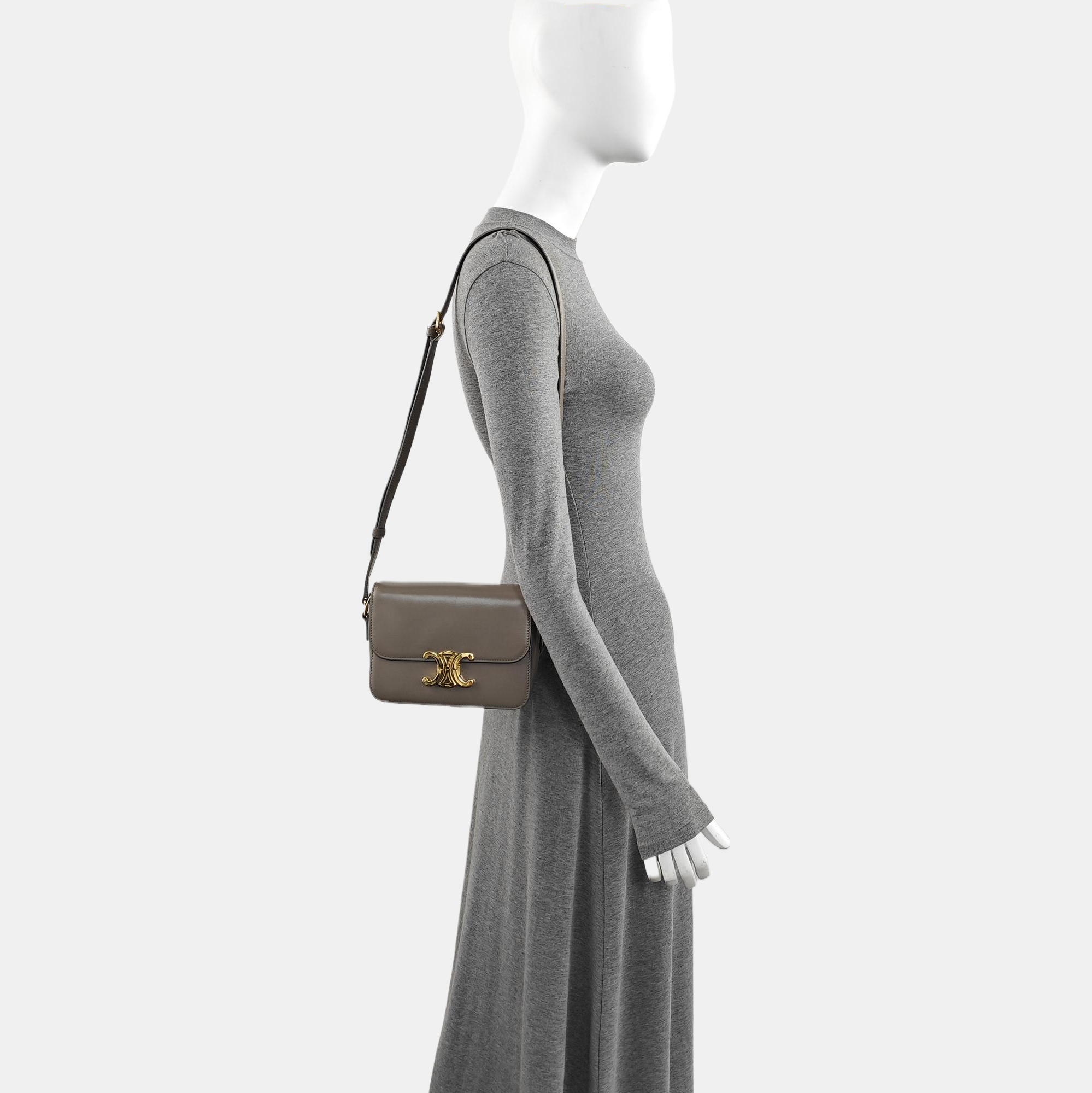 TRIOMPHE Teen Calfskin Gray