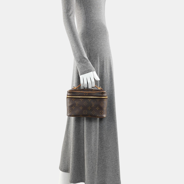 NICE Mini Monogram Coated Canvas Brown
