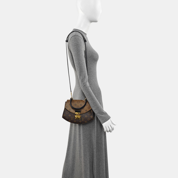 Monogram Coated Canvas Shoulder Bag Super Mini Brown