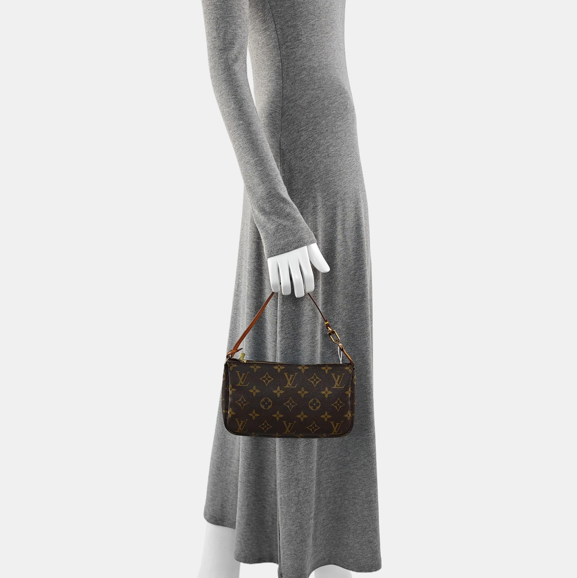 ACCESSOIRES Monogram Coated Canvas Brown