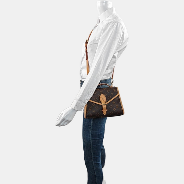IVY Monogram Coated Canvas Brown