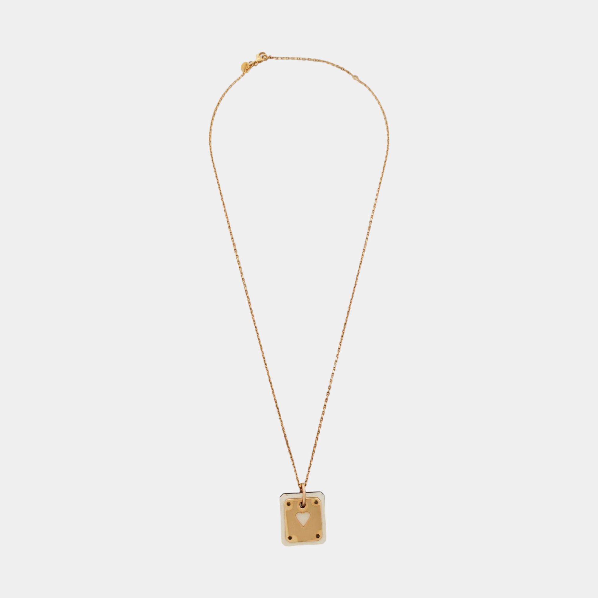 As De Coeur Metal Rose Gold Necklace