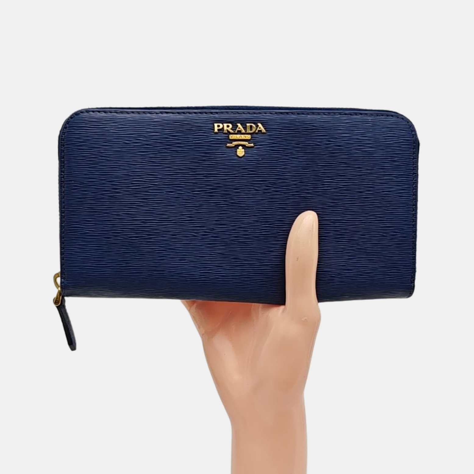 Calfskin Wallet Blue