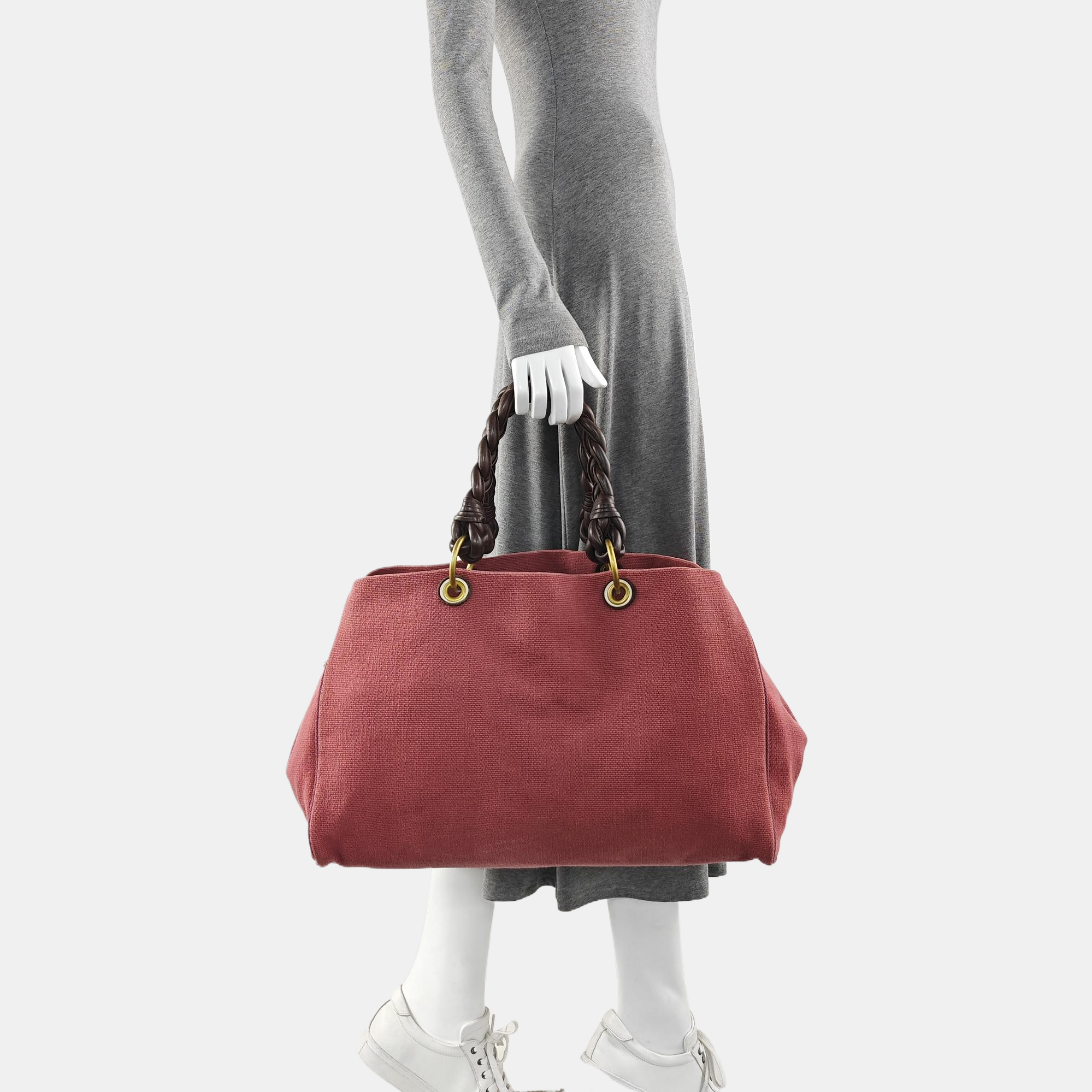 Canvas Tote Bag Beige