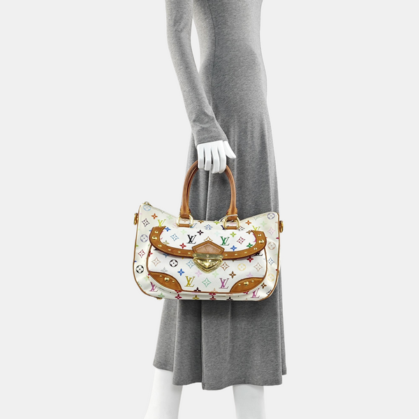 LV × TM RITA Monogram Coated Canvas White