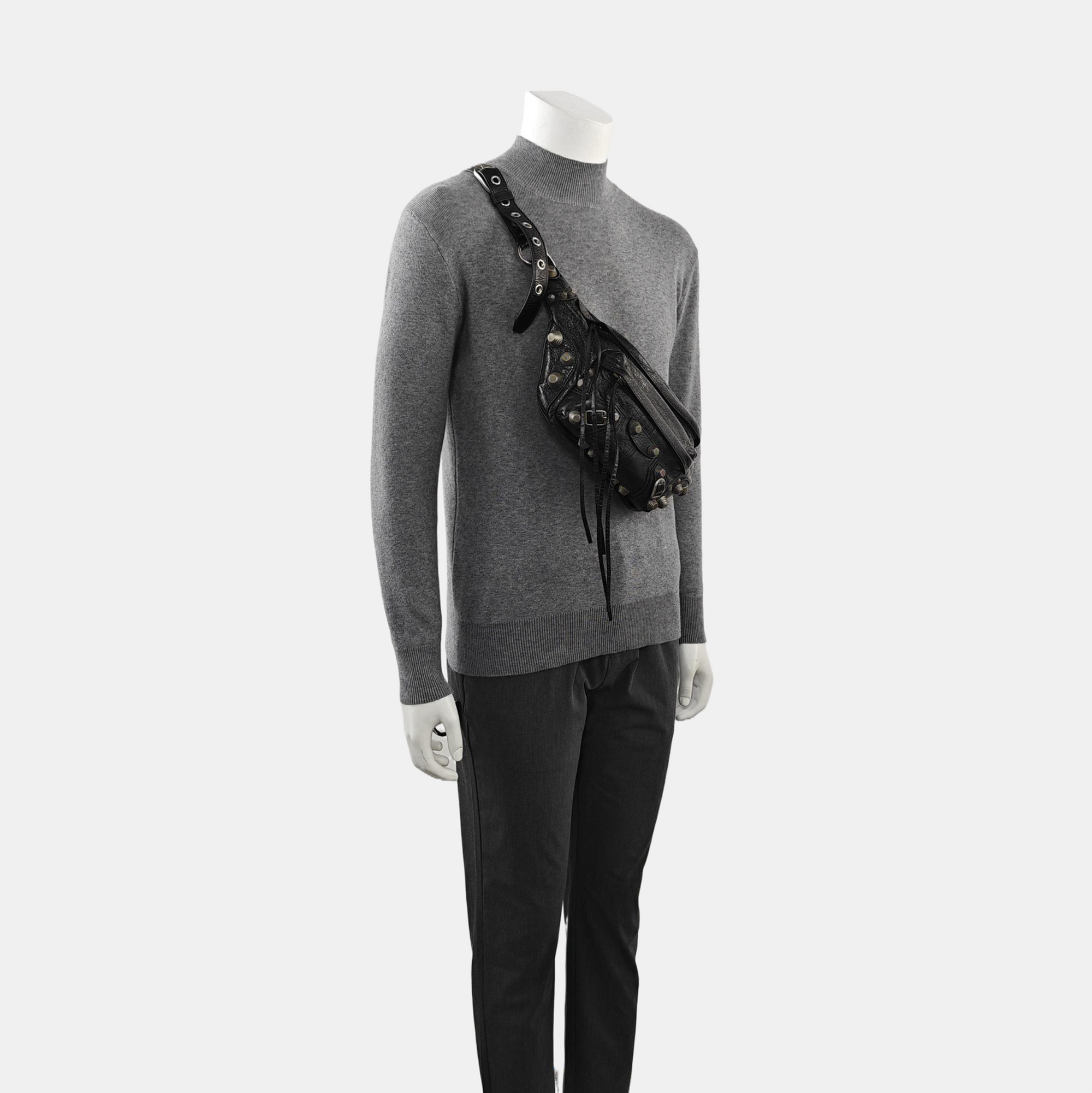 Le Cagole S Lambskin Black