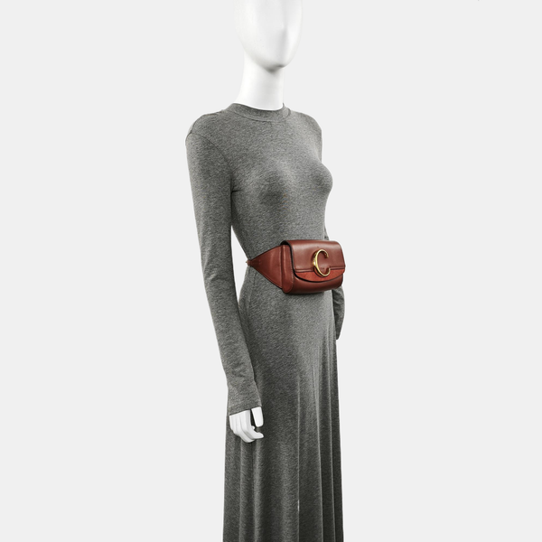 Chloé C Calfskin Brown