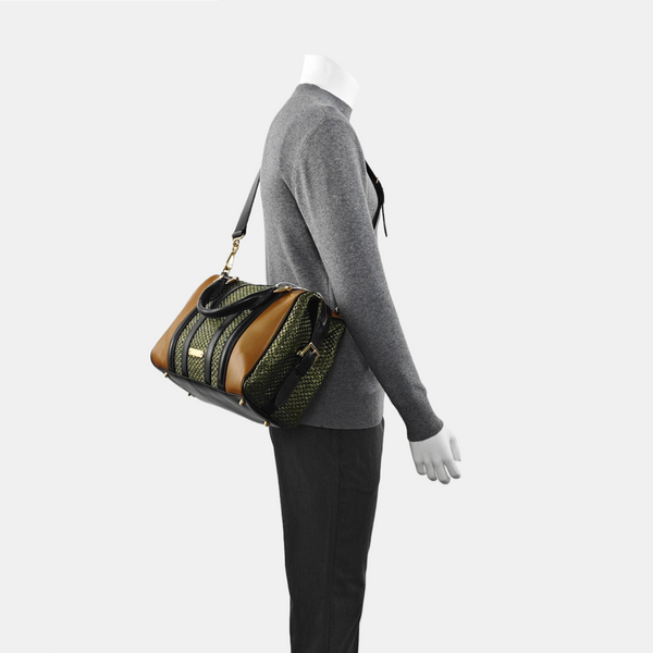 Calfskin Shoulder Bag Multicolor