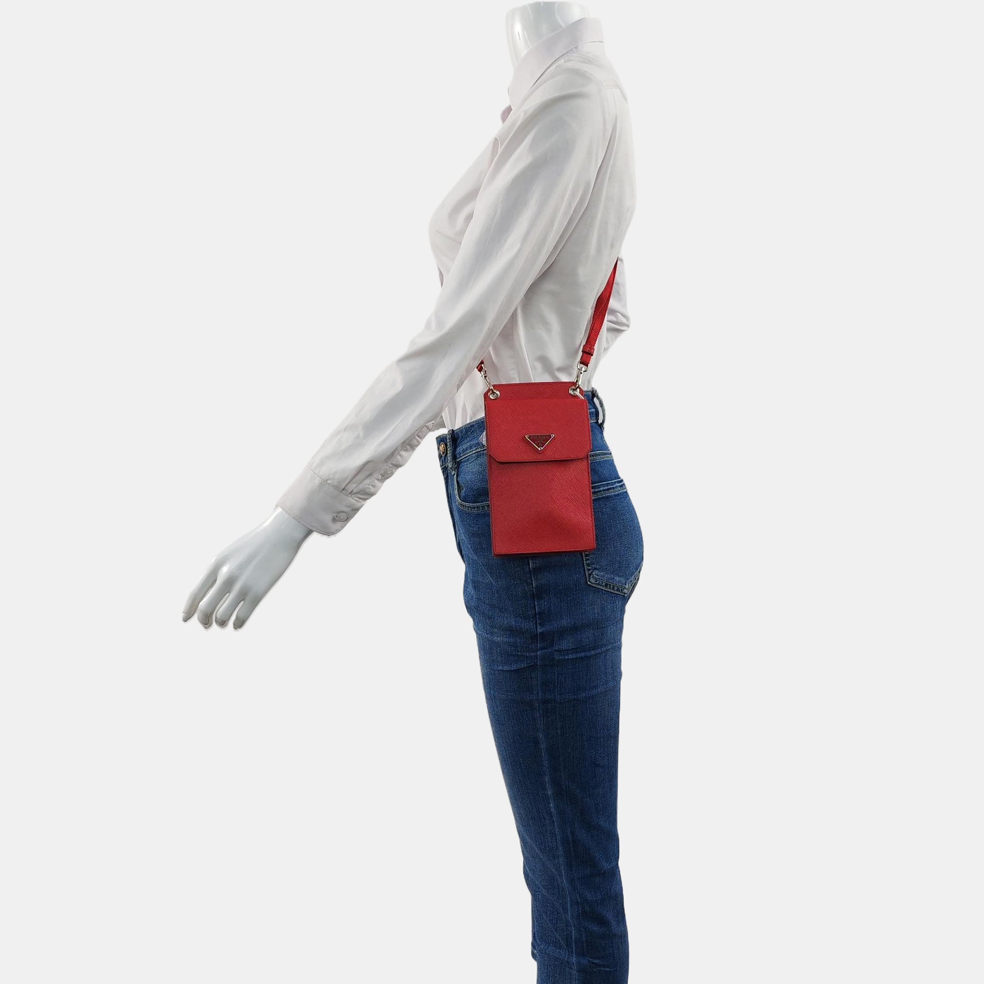 Saffiano Calfskin Red