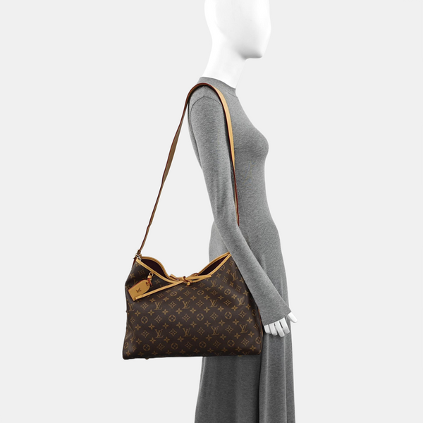 CARRYALL MM Monogram Coated Canvas Brown