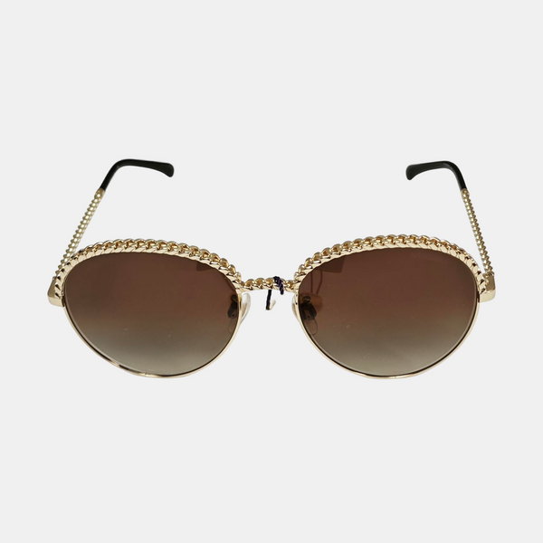 Metal Sunglasses Brown