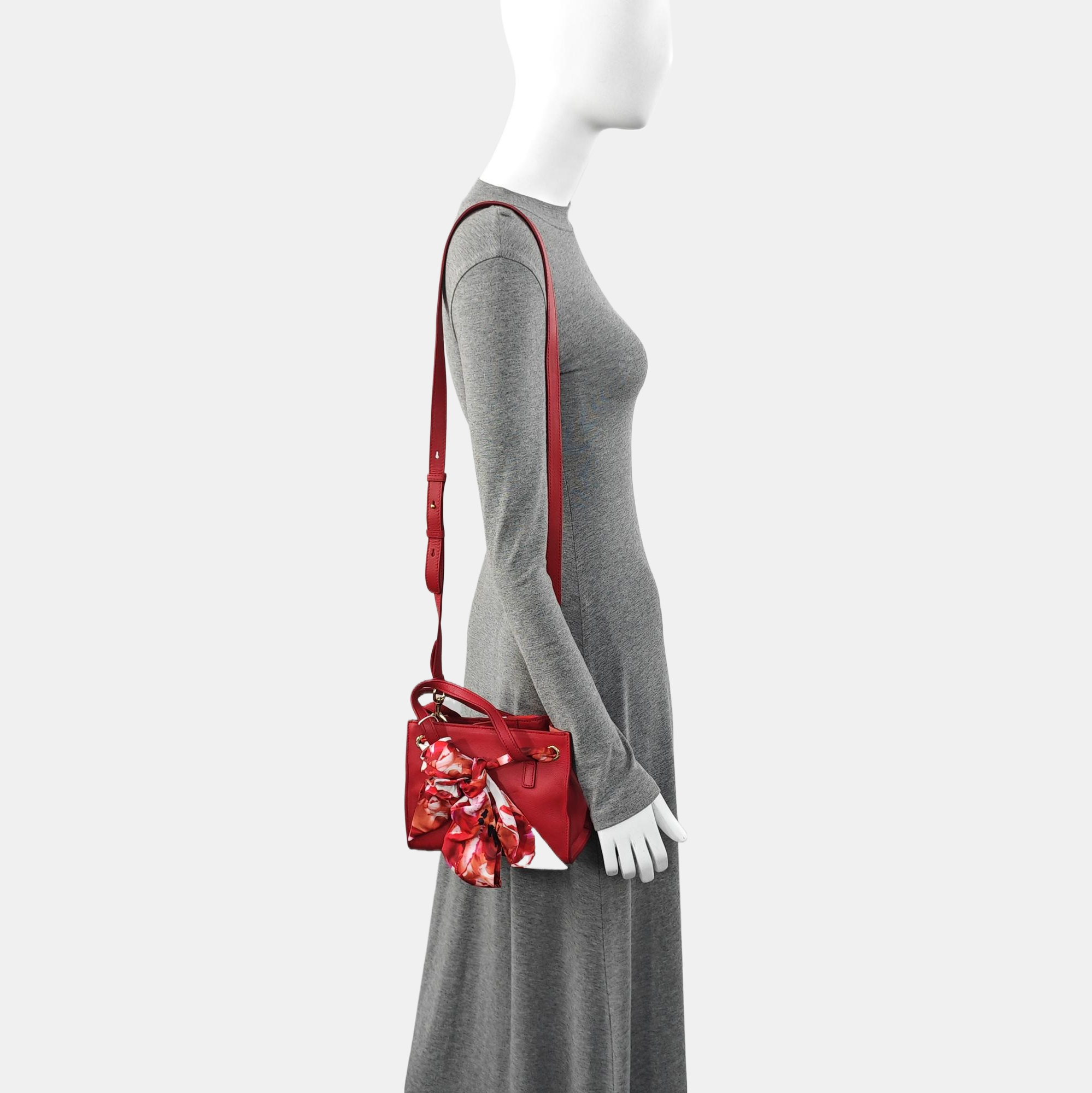 Calfskin Tote Bag Red