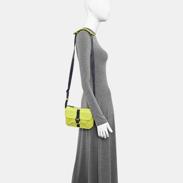 Fabric Shoulder Bag Green