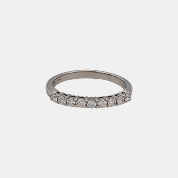 Anillo Tiffany Embrace Platino 950 Plata Talla EU 50