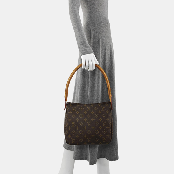 LOOPING MM Monogram Coated Canvas Brown