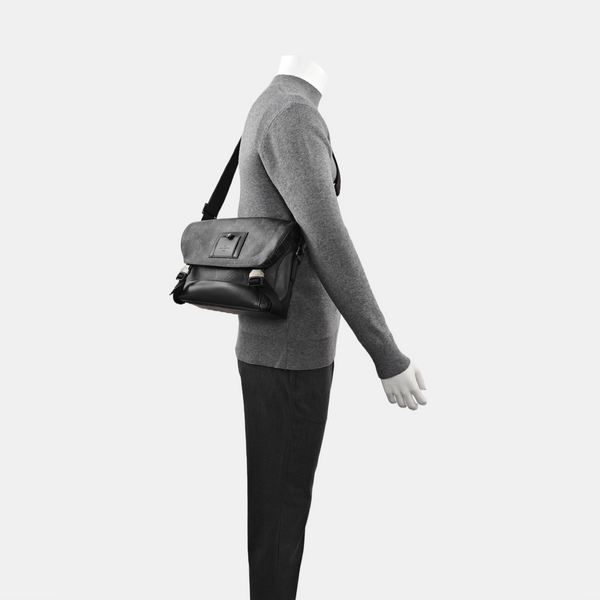 VOYAGER PM Monogram Coated Canvas Black