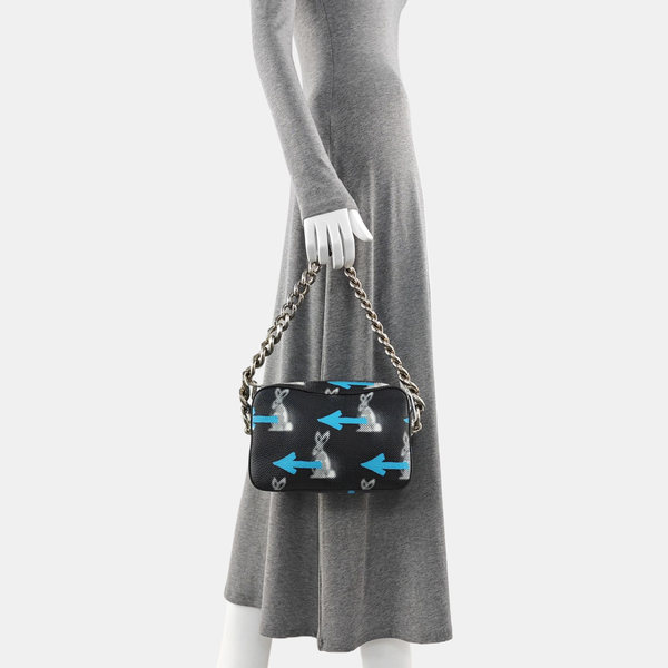 Calfskin Shoulder Bag Black