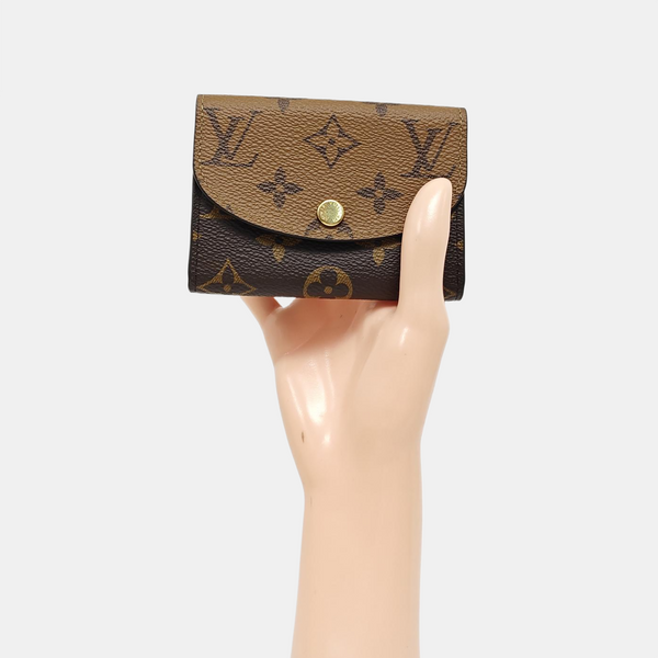 Monogram Coated Canvas Wallet Brown