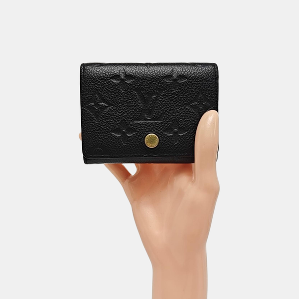 Calfskin Card Holder Black