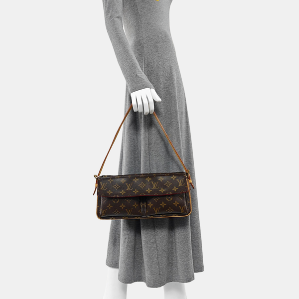 VIVA CITE Monogram Coated Canvas Brown