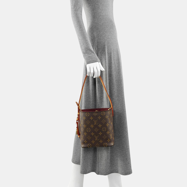 ALL IN Monogram Coated Canvas Brown