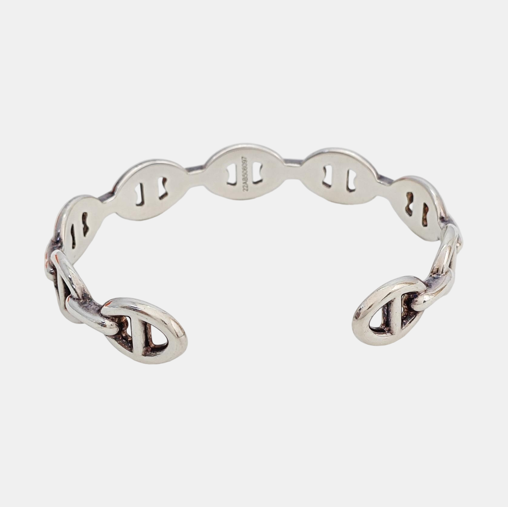 Chaine D'ancre Enchainee 925 Sterling Silver Bangle