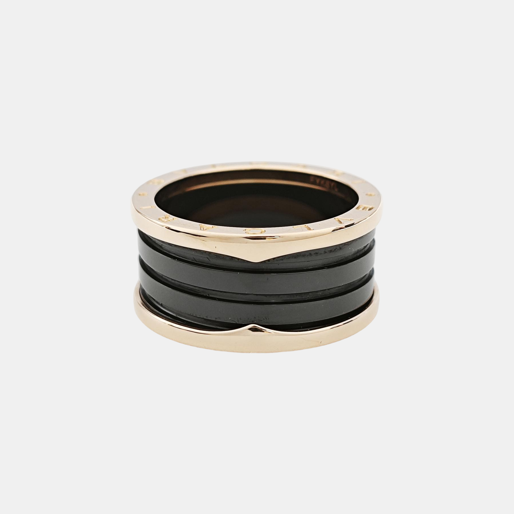 B.ZERO1 18k Rose Gold Ring EU 64