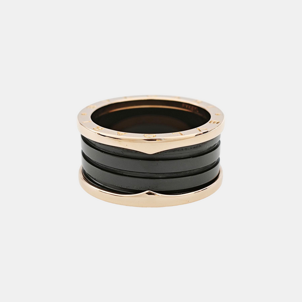 B.ZERO1 18k Rose Gold Ring EU 64