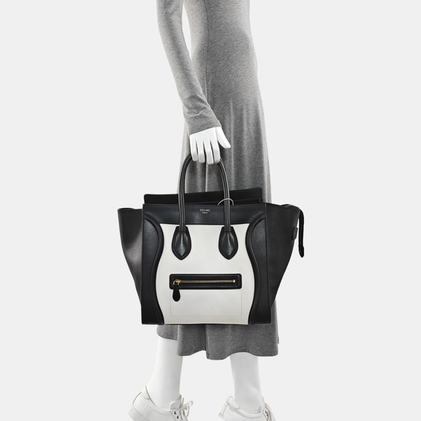 LUGGAGE Mini Calfskin White