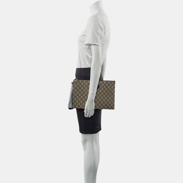 GG Supreme Monogram Coated Canvas Beige
