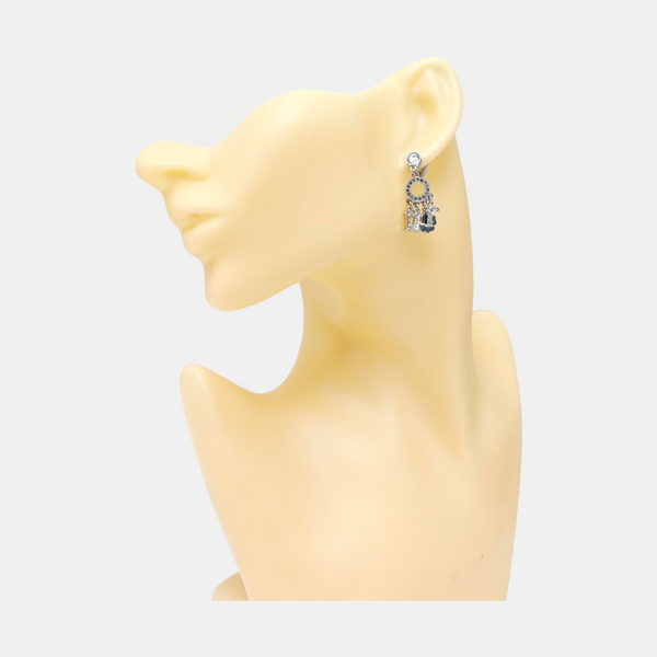 Metal Silver Stud Earrings