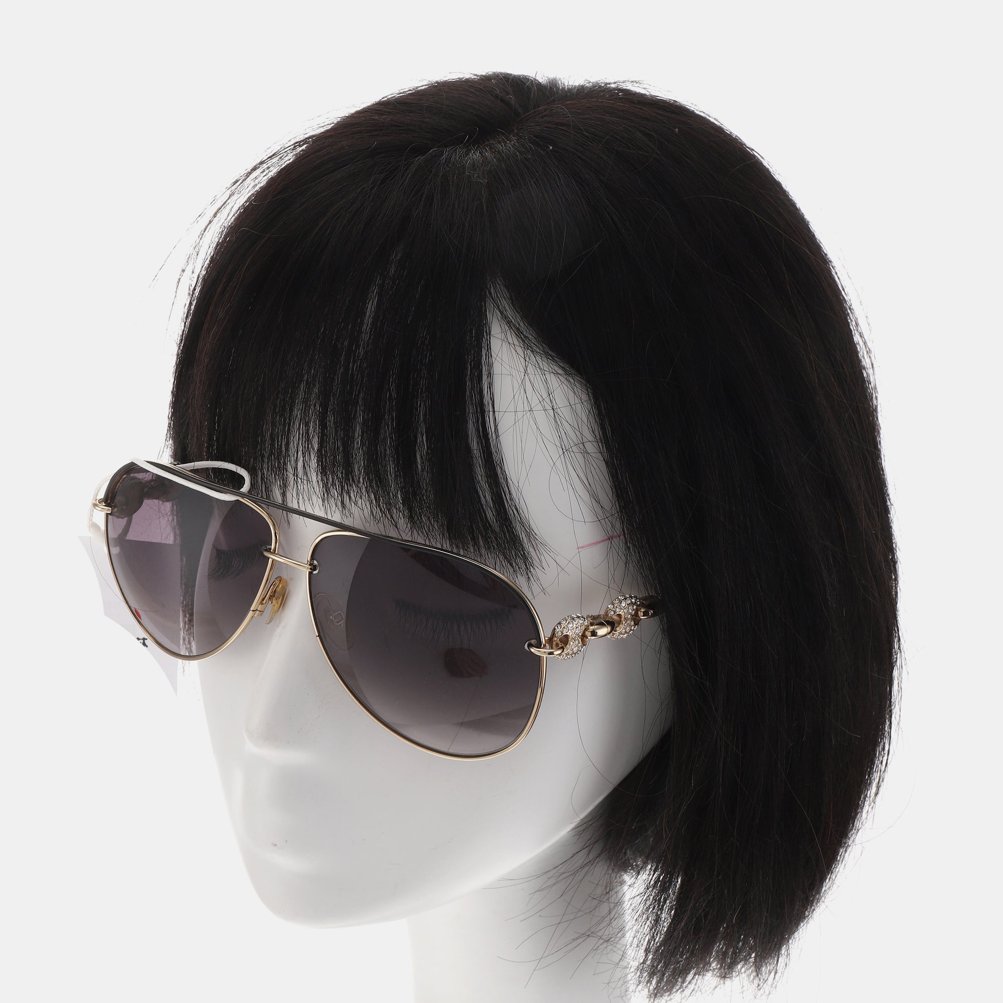 Gray Synthetic Sunglasses